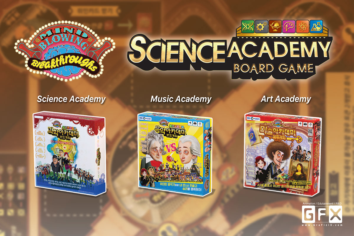 Mind Blowing Academy board game
